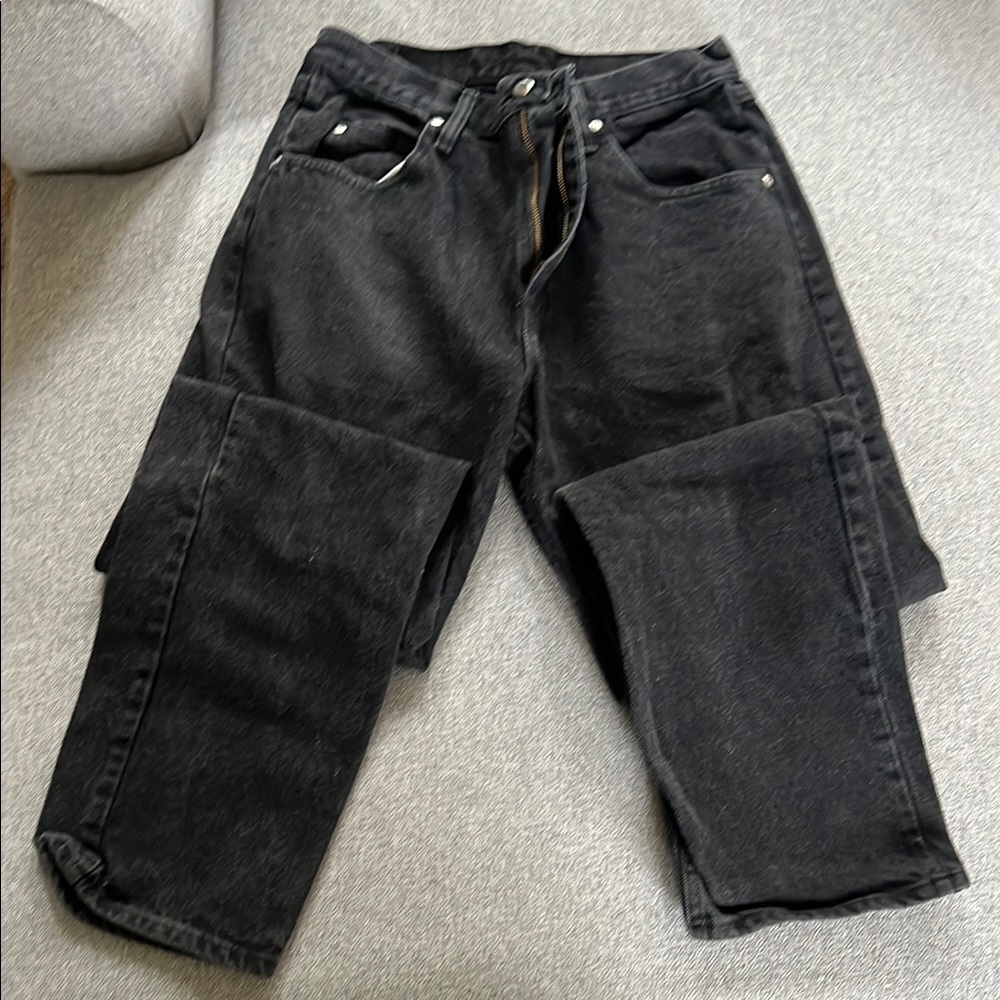 Wrangler Black Relaxed Jeans Classic Comfortable Fit 32x32